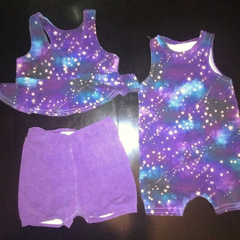 Handmade Galaxy sibling set